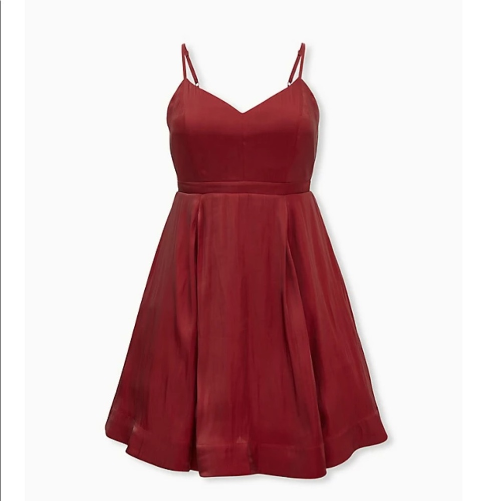 Metallic Red Torrid Dress Size 22